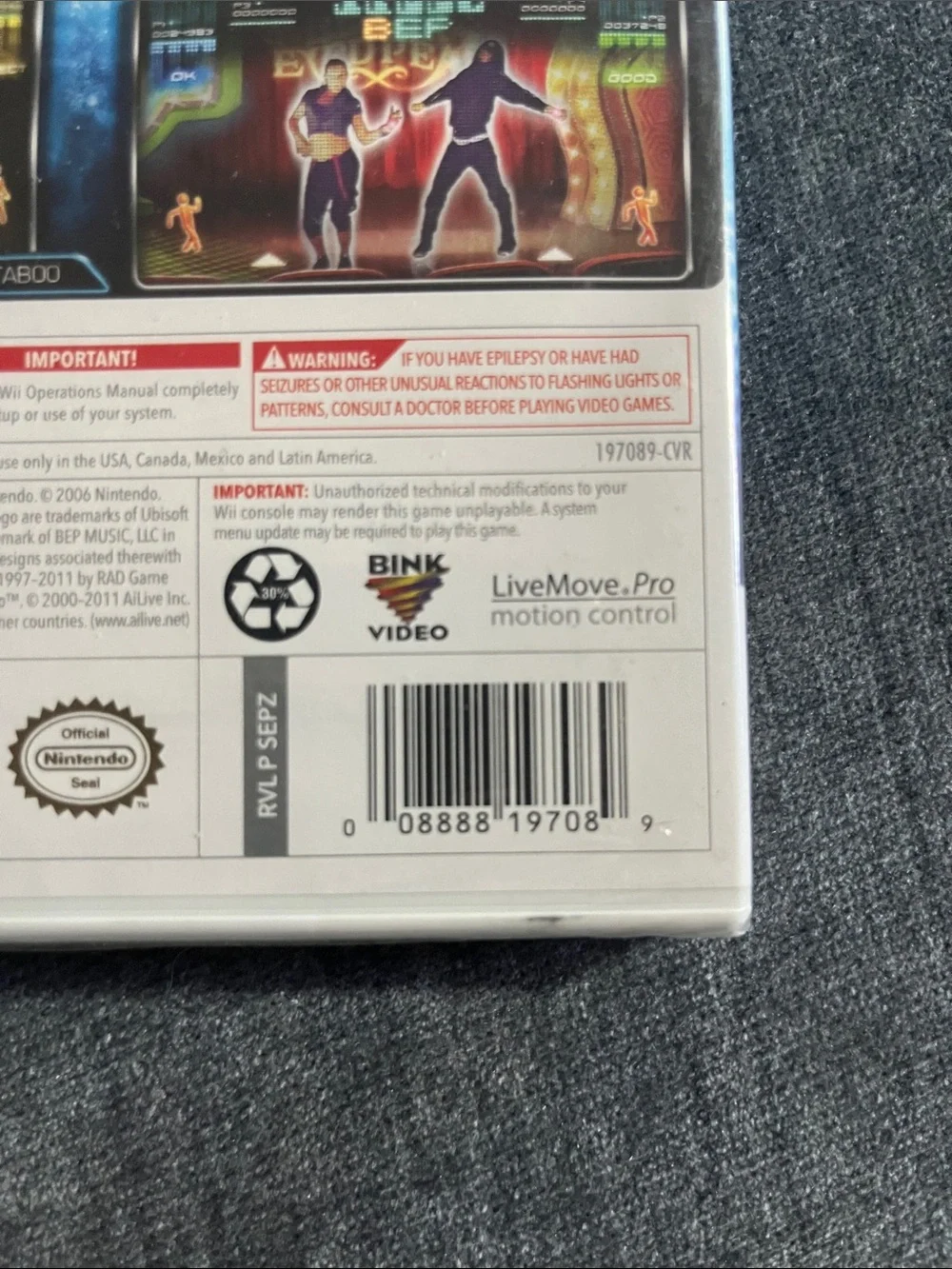 Black Eyed Peas Experience WII New Nintendo Wii New Sealed